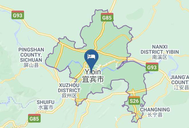 Yibin - Rongzhou Hotel Maps