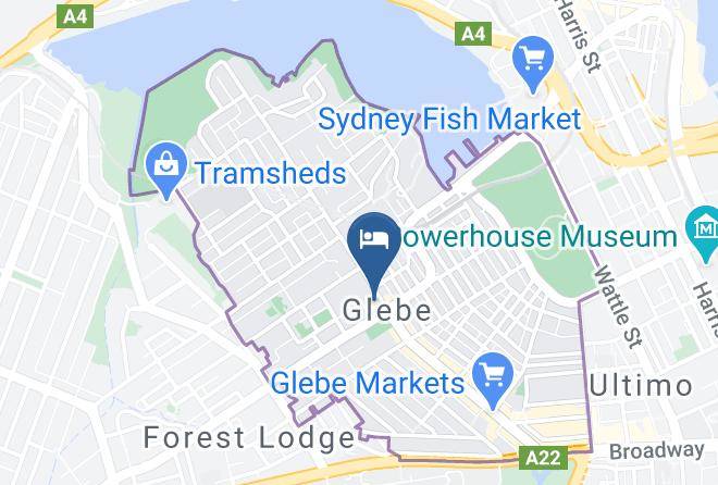 Sydney - Rooftop Student Lodge Maps
