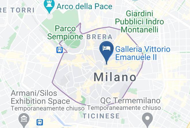 Milan - Room Mate Giulia Maps