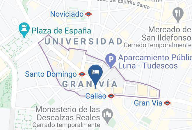 Room Mate Macarena Gran Via Hotel Map