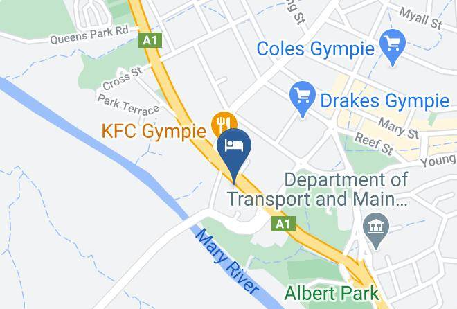 Room Motels Gympie Map