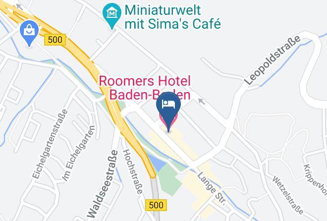Roomers Hotel Baden Baden Map