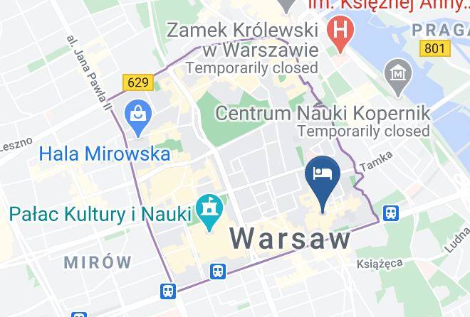 Warsaw - Roommate Apartments Nowy Swiat Maps