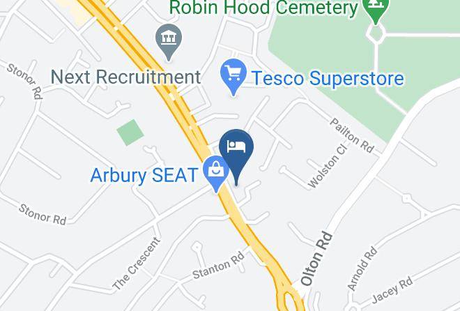 Solihull - Roomotel Elmdon Place Maps