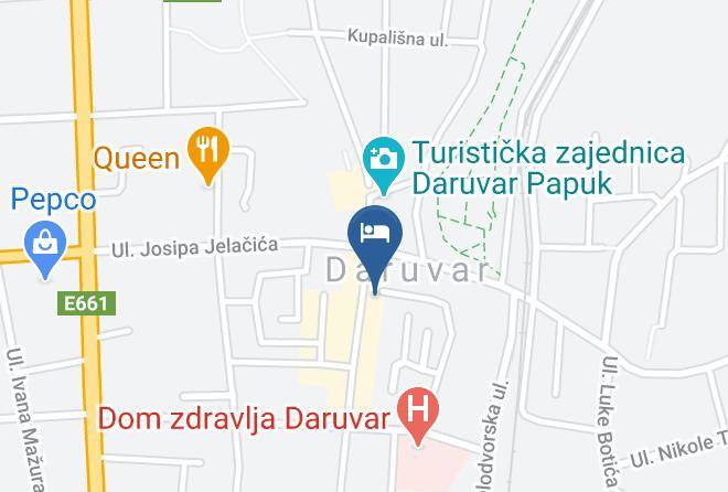 Daruvar - Sobe Slavonija Maps