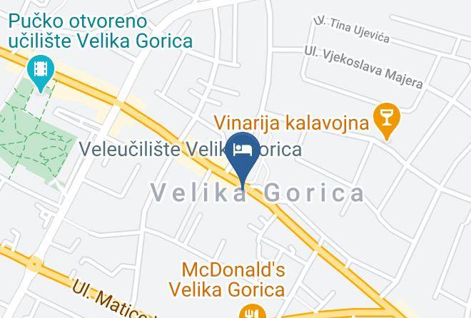 Velika Gorica - Sobe Bijela Ruza Maps