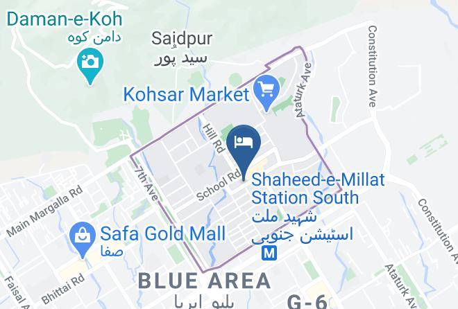 Islamabad - Roomy Signature Hotel Maps