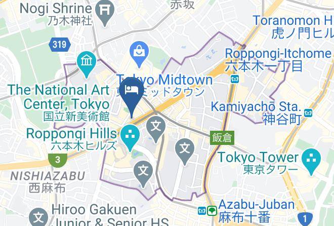 Roppongi Plaza Hotel Map