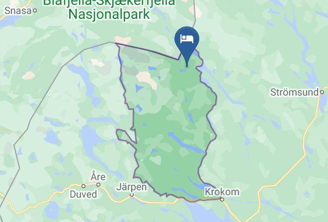 Krokom - Rorvattnets Fjallhotell Maps