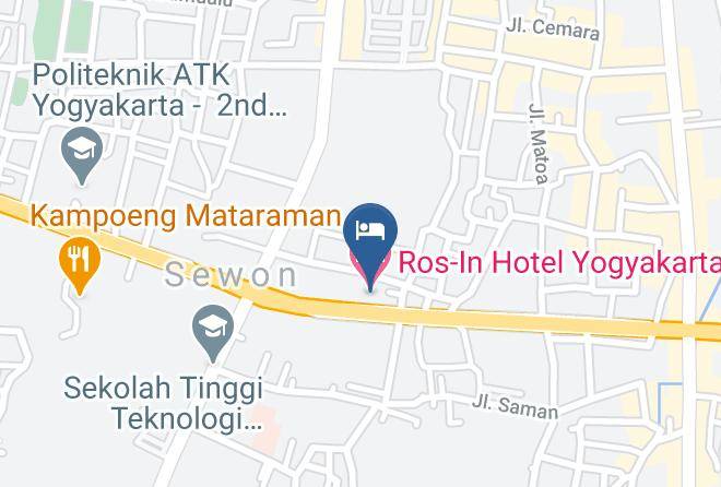 Bantul Regency - Ros In Hotel Yogyakarta Maps