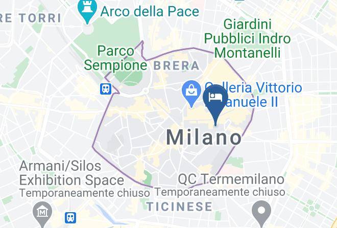 Rosa Grand Milano Starhotels Collezione Map