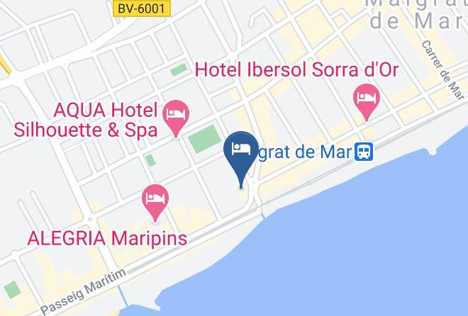 Rosa Nautica Hotel Map