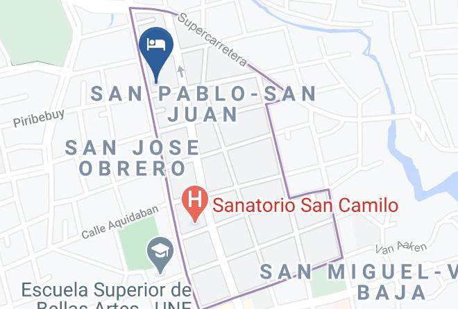 Presidente Franco - Rosa Palace Hotel Maps