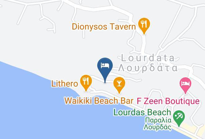 Kefallinia - Rosa's Beach Studios Maps