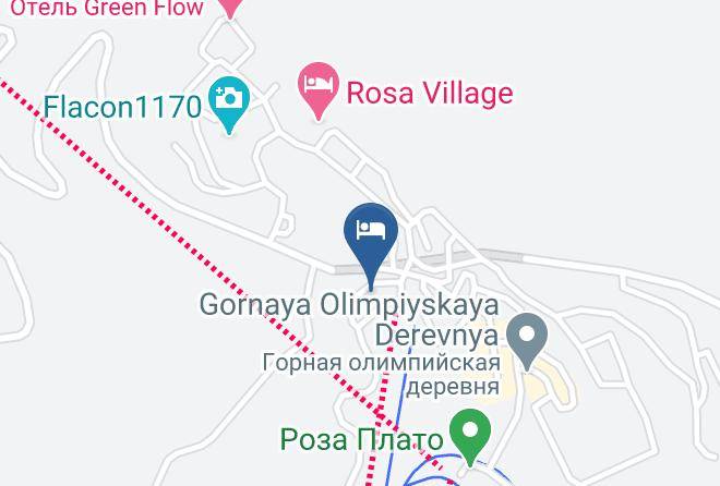 Rosa Ski Inn Hotel Map