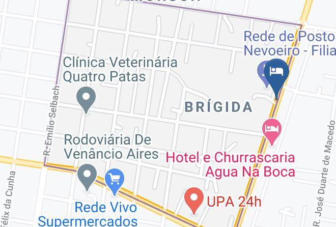 Venancio Aires - Rosa Terres Rest Hotel Maps