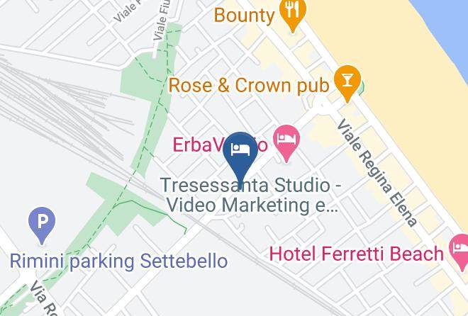 Rimini - Rosabianca Hotel Maps