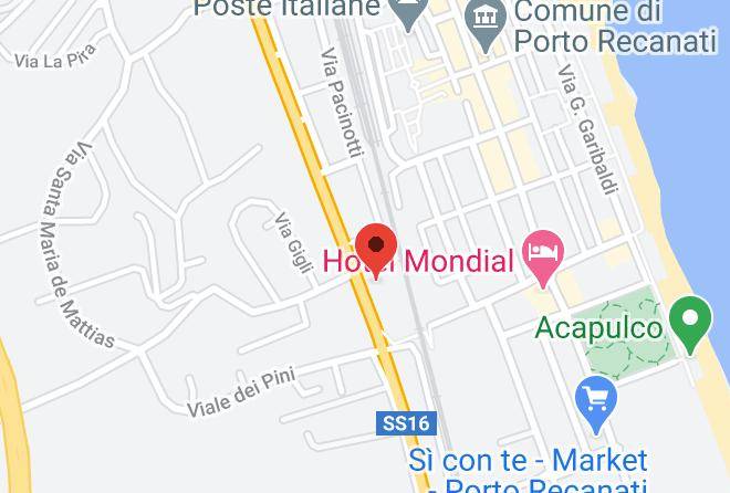 Macerata - Rosada Camere Zimmer Porto Recanati Maps