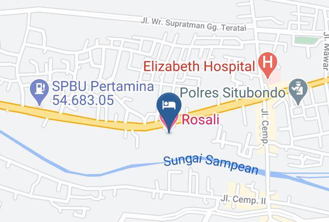 Situbondo Regency - Rosali Hotel Maps