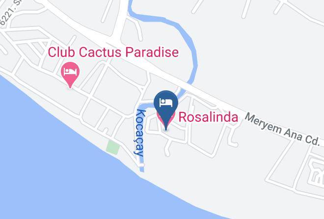 Menderes - Rosalinda Hotel Maps