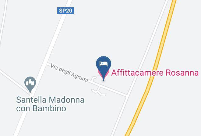 Province Of South Sardinia - Affittacamere Rosanna Maps