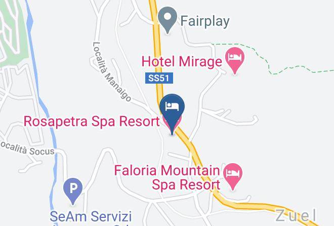 Belluno - Rosapetra Spa Resort Maps