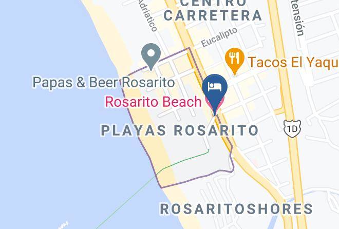 Rosarito Beach Municipality - Rosarito Beach Hotel Maps