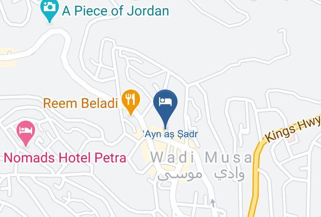 Petra - Rose City Hotel Maps