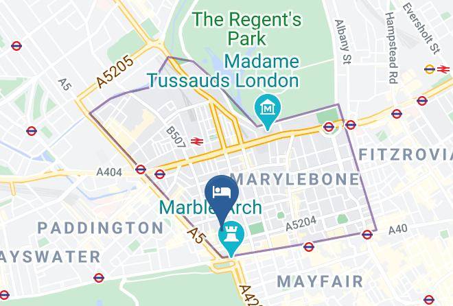 London - Rose Court Hotel Maps