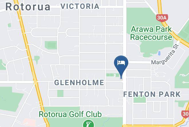 Rotorua - Rose Court Motel Maps