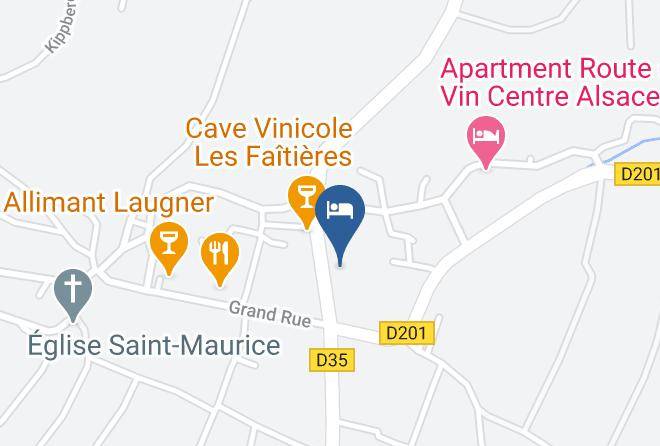 Bas Rhin - Rose Des Vignes Maps
