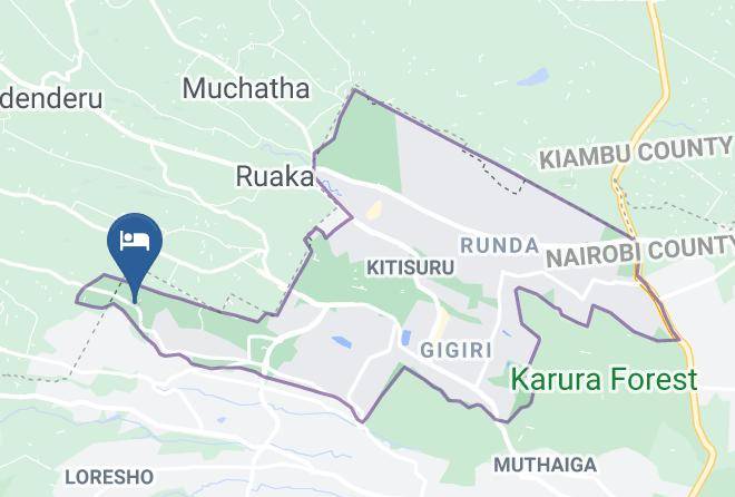 Nairobi - Rose Gardens Resort Maps