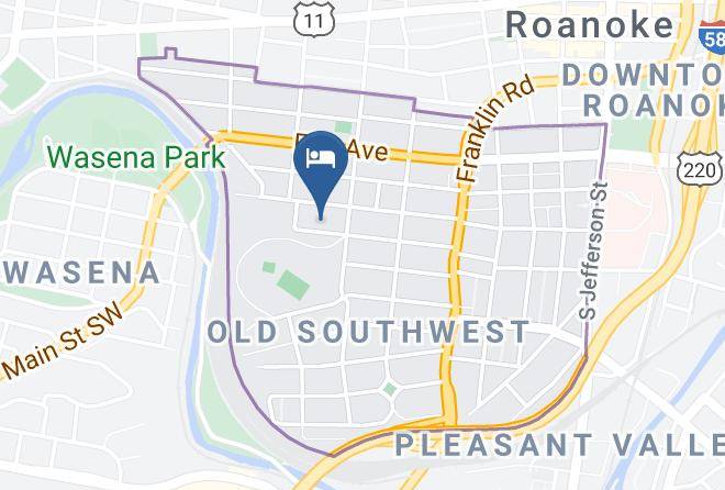 Roanoke City - Rose Hill Inn Maps