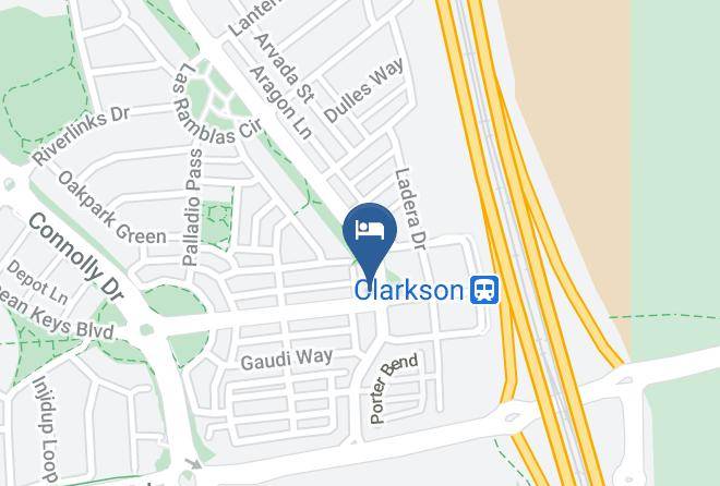 Rose Hotel Clarkson Map