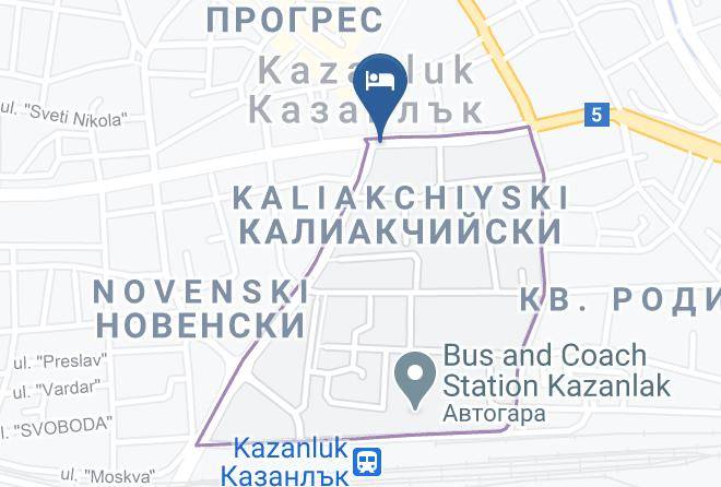 Rose Hotel Kazanlak Map