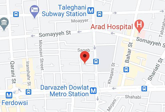 Tehran - Rose Hotel Maps
