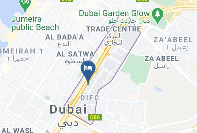 Dubai - Rose Rayhaan By Rotana Maps