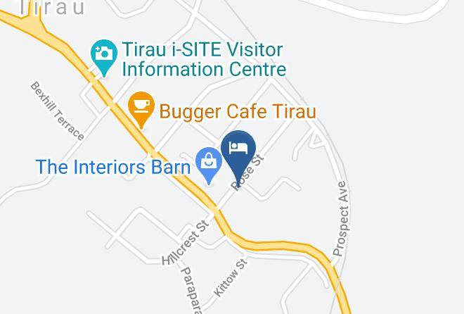 South Waikato - Rose Lodge Accommodation Maps