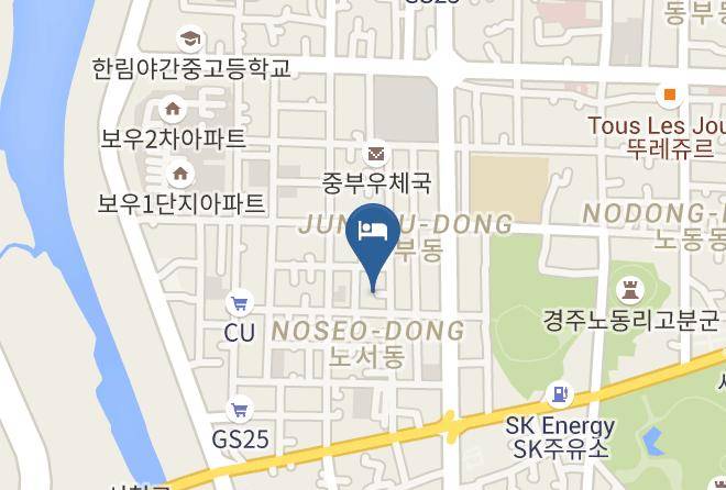 Gyeongjusi - Rose Motel Maps