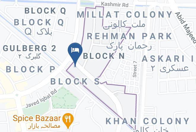 Islamabad - Rose Palace Hotel Maps