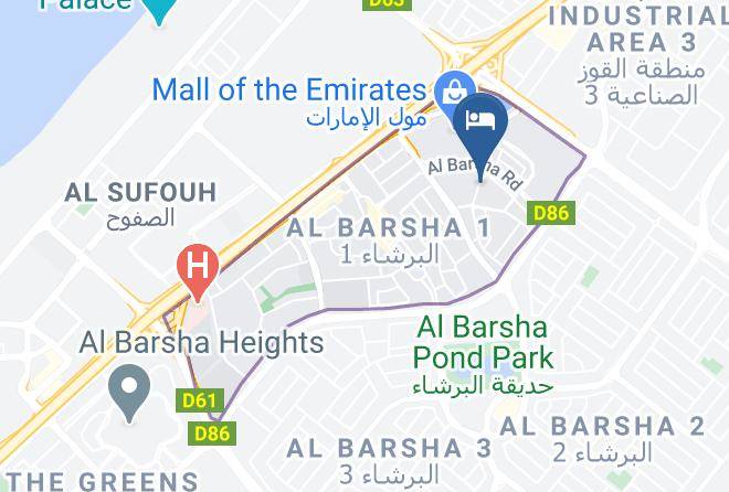 Rose Plaza Hotel Al Barsha Map