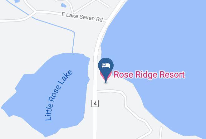 Rose Ridge Resort Map - Minnesota - Otter Tail