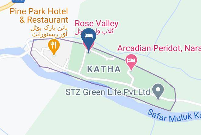 Peshawar - Rose Valley Hotel Maps