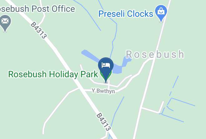 Pembrokeshire - Rosebush Holiday Park Maps