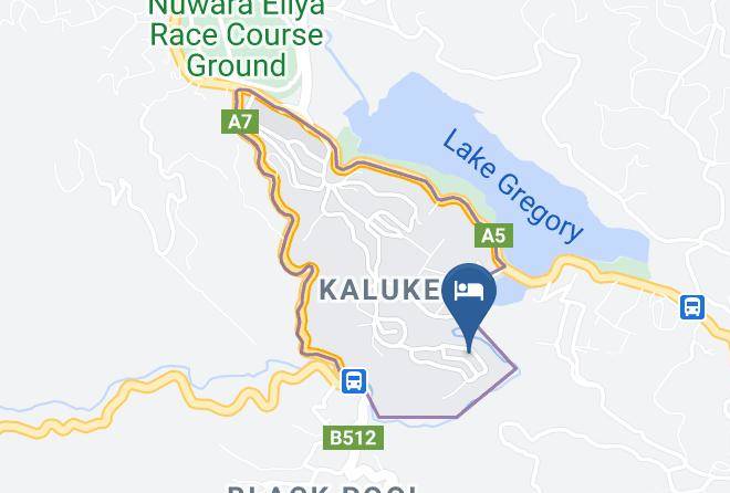 Kandy - Nuwara Eliya Rosedale Bungalow Maps