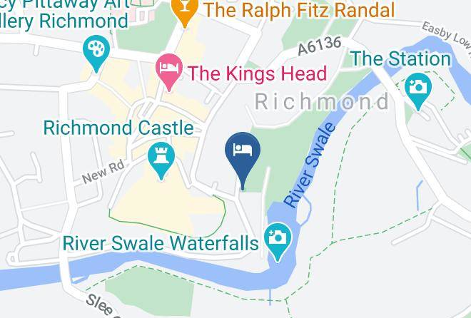 North Yorkshire - River View Bed And Breakfast Maps