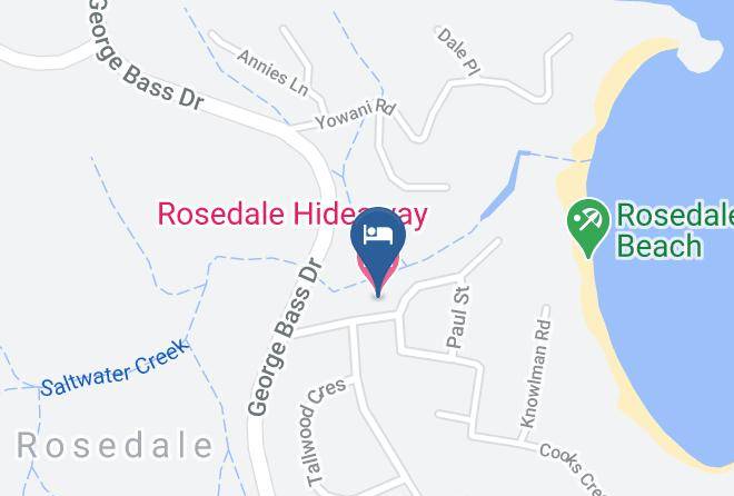Rosedale Hideaway Map