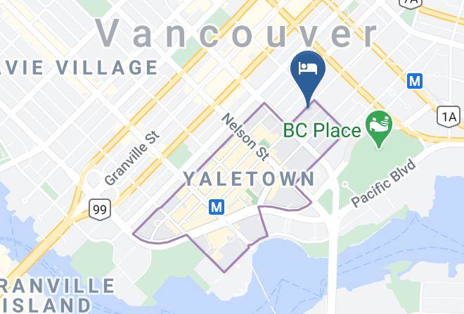 Greater Vancouver - Rosedale On Robson Suite Hotel Maps