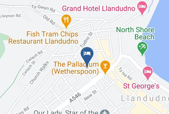 Conwy - Rosedene Hotel Maps