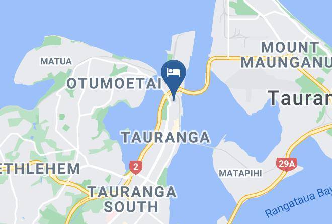 Tauranga - Roselands Motel Maps